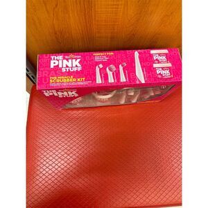The Pink Stuff Miracle Electric Scrubber Kit with Cleaning Paste